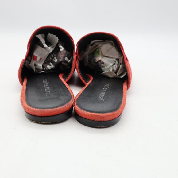 Jenni Kayne Mule Women's EU Size 38 Shoes Saddle Standard Burgundy Suede Flats - Picture 5 of 12